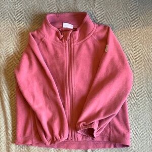 Polarn O. Pyret Toddler Girl’s Zip Fleece EUC - runs large!